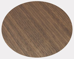 Side panel walnut wood
